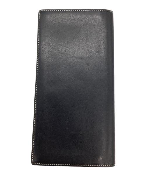 dunhill（ダンヒル）dunhill (ダンヒル) 2つ折り長財布 ブラックの古着・服飾アイテム