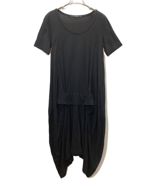 LIMI feu（リミフゥ）LIMI feu (リミフゥ) カットソーワンピース ブラック サイズ:Sの古着・服飾アイテム