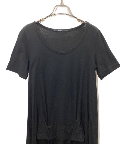 LIMI feu（リミフゥ）LIMI feu (リミフゥ) カットソーワンピース ブラック サイズ:Sの古着・服飾アイテム