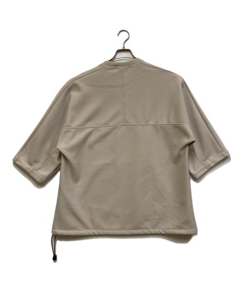 PUBLIC TOKYO（パブリックトウキョウ）PUBLIC TOKYO (パブリックトウキョウ) COMFORT HALF SLEEVE SWEAT ベージュ サイズ:1 未使用品の古着・服飾アイテム