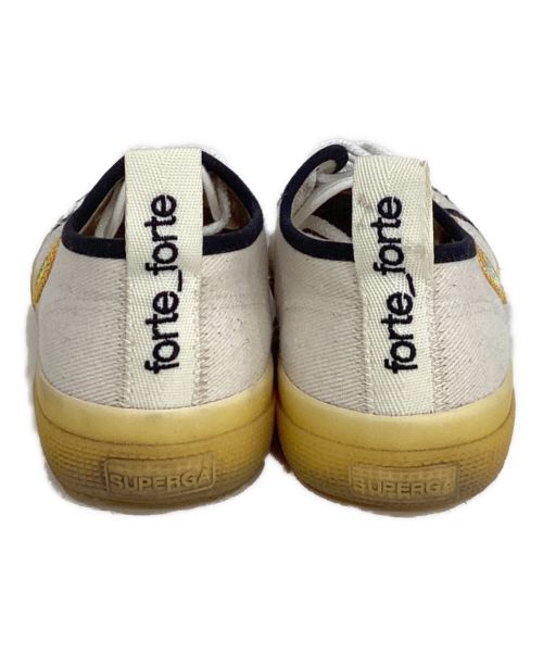 SUPERGA（スペルガ）SUPERGA (スペルガ) forte forte (フォルテ・フォルテ) MAIN supergaスニーカー アイボリー サイズ:38の古着・服飾アイテム
