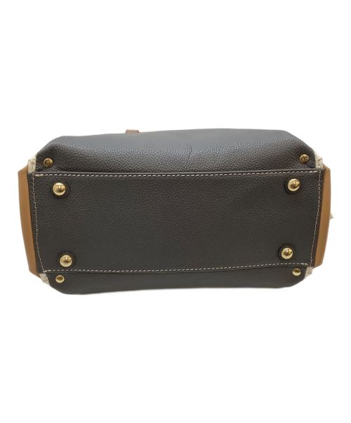 PotioR（ポティオール）PotioR (ポティオール) 2WAYバッグ グレー×アイボリーの古着・服飾アイテム