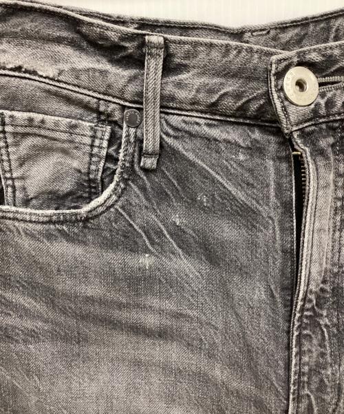 upper hights（アッパーハイツ）upper hights (アッパーハイツ) THE MISS デニムパンツ/ザ　ミスデニムパンツ グレー サイズ:w24の古着・服飾アイテム
