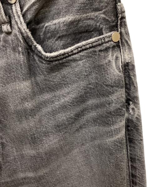 upper hights（アッパーハイツ）upper hights (アッパーハイツ) THE MISS デニムパンツ/ザ　ミスデニムパンツ グレー サイズ:w24の古着・服飾アイテム