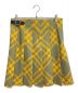 BURBERRY (バーバリー) チェックウールキルトスカート イエロー サイズ:40：40000円