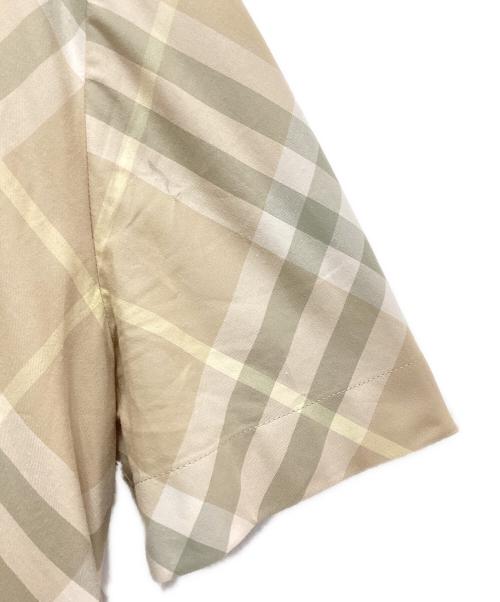 BURBERRY（バーバリー）BURBERRY (バーバリー) 24SS DANIEL LEE(ダニエル・リー) チェックシャツワンピース ベージュ サイズ:40の古着・服飾アイテム