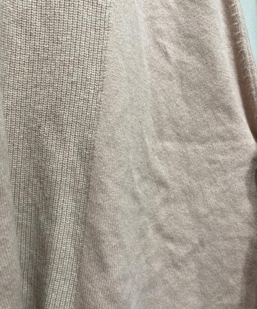 HERMES（エルメス）HERMES (エルメス) セリエ カシミヤ 長袖 ニット ロングワンピース ピンクベージュ サイズ:40の古着・服飾アイテム