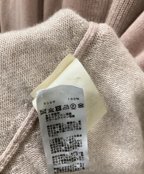 HERMES（エルメス）HERMES (エルメス) セリエ カシミヤ 長袖 ニット ロングワンピース ピンクベージュ サイズ:40の古着・服飾アイテム