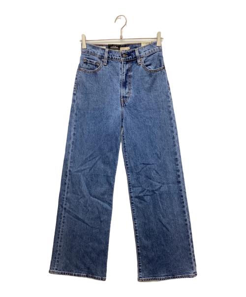 LEVI'S（リーバイス）LEVI'S (リーバイス) RIBCAGE WIDE LEG/ワイドデニムパンツ インディゴ サイズ:26 未使用品の古着・服飾アイテム