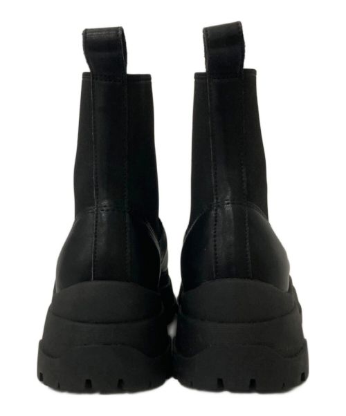blkby（ビーエルケービーワイ）blkby (ビーエルケービーワイ) side gore boots ブラック サイズ:38の古着・服飾アイテム