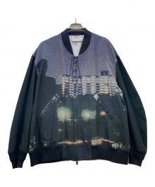 Azuma（アズマ）の古着「Photo Jacquard jacket」｜ブラック