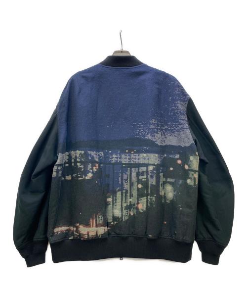 Azuma（アズマ）Azuma (アズマ) Photo Jacquard jacket ブラックの古着・服飾アイテム