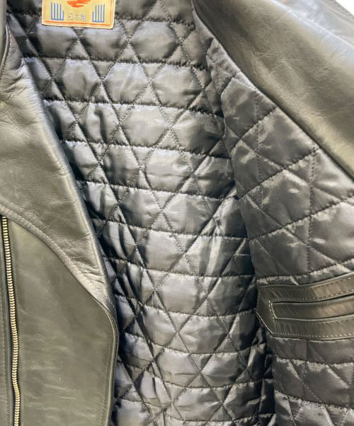 blackmeans（ブラックミーンズ）blackmeans (ブラックミーンズ) レザーライダースジャケット ブラック サイズ:XLの古着・服飾アイテム