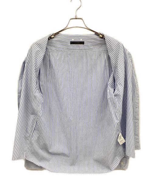 SOPHNET.（ソフネット）SOPHNET. (ソフネット) B.D SHIRT ブルー×ホワイト サイズ:Sの古着・服飾アイテム