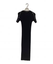 ALEXANDER WANG（アレキサンダー・ワン）の古着「リブニットワンピース」｜ブラック