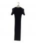 ALEXANDER WANG（アレキサンダーワン）の古着「リブニットワンピース」｜ブラック