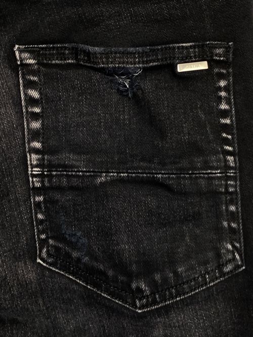 AMIRI（アミリ）AMIRI (アミリ) MX1 ブラック×ブラウン サイズ:W29(73.5cm)の古着・服飾アイテム