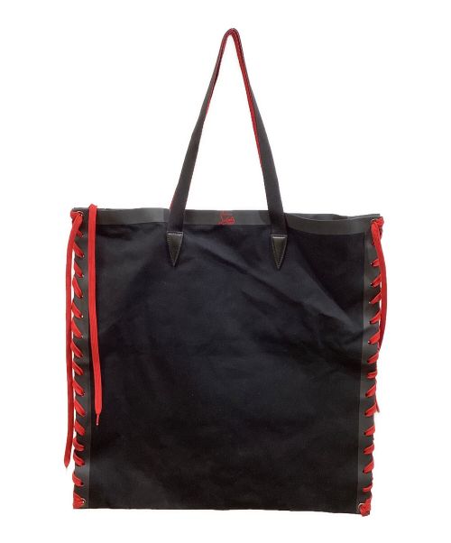 Christian Louboutin（クリスチャン・ルブタン）Christian Louboutin (クリスチャン・ルブタン) トートバッグ ブラックの古着・服飾アイテム