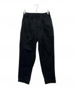sans limiteサンリミット）の古着「チノクロスゴムパンツ」｜ブラック