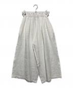 GALLEGO DESPORTESギャレゴデスポート）の古着「タックワイドパンツ」｜ホワイト