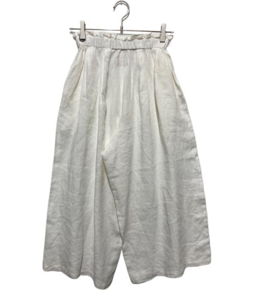 GALLEGO DESPORTES（ギャレゴデスポート）GALLEGO DESPORTES (ギャレゴデスポート) タックワイドパンツ ホワイト サイズ:Sの古着・服飾アイテム