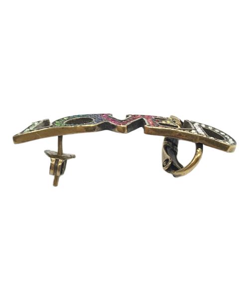 GUCCI（グッチ）GUCCI (グッチ) LOVEDピアス ゴールドの古着・服飾アイテム