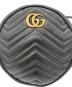 GUCCI (グッチ) GGマーモント　ラウンドチェーンショルダーバッグ ブラック：72000円