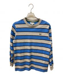 LACOSTE×BEAMS（ラコステ×ビームス）の古着「別注 Border Long Sleeve T-shirt」｜ブルー