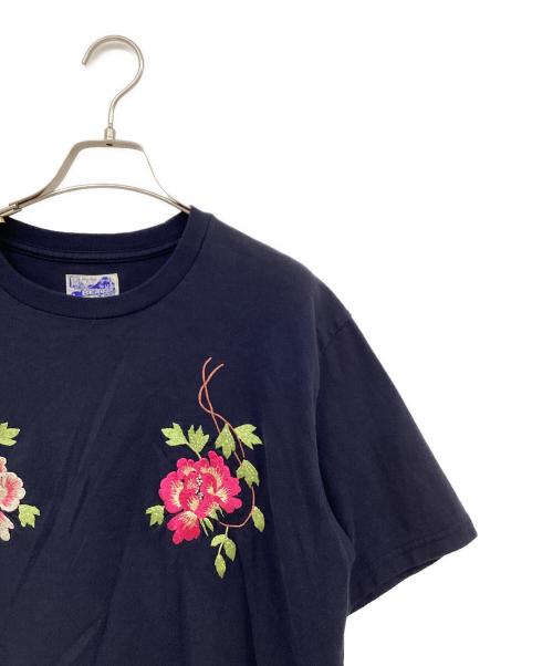 BEAMS BOY（ビームスボーイ）BEAMS BOY (ビームスボーイ) テーラー東洋 (テーラートウヨウ) 別注 STAR＆PINK DRAGON Tシャツ ネイビー サイズ:FREEの古着・服飾アイテム