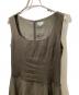 FOXEY BOUTIQUE (フォクシー ブティック) リネンノースリーブワンピース カーキ サイズ:42：3000円