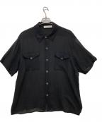 OUR LEGACYアワーレガシー）の古着「MILITARY BASE SHIRT」｜ブラック