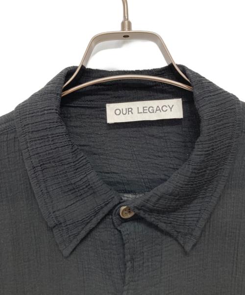 OUR LEGACY（アワーレガシー）OUR LEGACY (アワーレガシー) MILITARY BASE SHIRT ブラック サイズ:44の古着・服飾アイテム