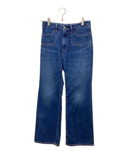 Hysteric Glamour（ヒステリックグラマー）Hysteric Glamour (ヒステリックグラマー) 8分丈フレアデニムパンツ インディゴ サイズ:27の古着・服飾アイテム