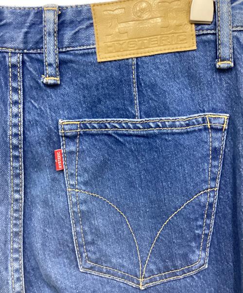 Hysteric Glamour（ヒステリックグラマー）Hysteric Glamour (ヒステリックグラマー) 8分丈フレアデニムパンツ インディゴ サイズ:27の古着・服飾アイテム