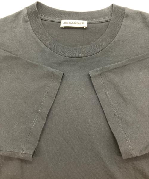 JIL SANDER（ジルサンダー）JIL SANDER (ジルサンダー) プレーンTシャツ ブラック サイズ:Mの古着・服飾アイテム