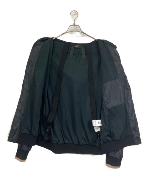N°21（ヌメロヴェントゥーノ）N°21 (ヌメロヴェントゥーノ) ナイロン タフタ パーカー ブラック サイズ:XLの古着・服飾アイテム