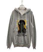 COMME des GARCONS SHIRTコムデギャルソンシャツ）の古着「ジップパーカー」｜グレー