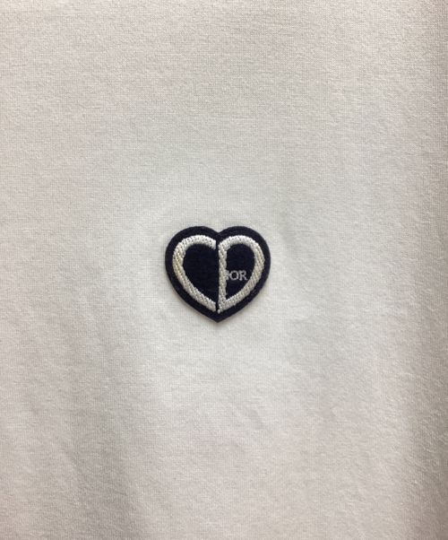 Dior（ディオール）Dior (ディオール) ハートロゴTシャツ ホワイト サイズ:Mの古着・服飾アイテム