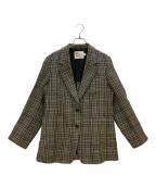Traditional Weatherwearトラディショナルウェザーウェア）の古着「2B 3PATCH POCKET TAILORED JACKET」｜ブラウン