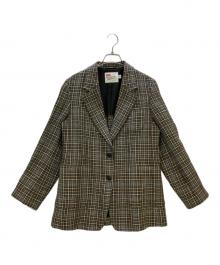 Traditional Weatherwear（トラディショナルウェザーウェア）の古着「2B 3PATCH POCKET TAILORED JACKET」｜ブラウン