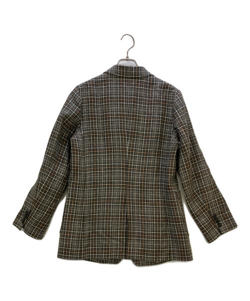 Traditional Weatherwear（トラディショナルウェザーウェア）Traditional Weatherwear (トラディショナルウェザーウェア) 2B 3PATCH POCKET TAILORED JACKET ブラウン サイズ:XSの古着・服飾アイテム