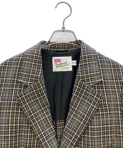 Traditional Weatherwear（トラディショナルウェザーウェア）Traditional Weatherwear (トラディショナルウェザーウェア) 2B 3PATCH POCKET TAILORED JACKET ブラウン サイズ:XSの古着・服飾アイテム