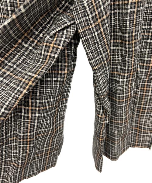 Traditional Weatherwear（トラディショナルウェザーウェア）Traditional Weatherwear (トラディショナルウェザーウェア) SIDE BELT PLEATS CULOTTES ブラウン サイズ:xsの古着・服飾アイテム