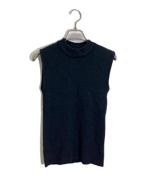 MIESROHE（ミースロエ）MIESROHE (ミースロエ) 3WAYレイヤードフリンジニットTOPS ブラック サイズ:Fの古着・服飾アイテム