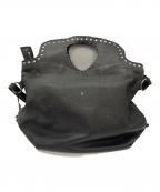 HENRY BEGUELINエンリーベグリン）の古着「2WAYスタッズショルダーバッグ」｜ブラック