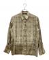 Burberry's（バーバリーズ）の古着「シルクチェックシャツ」｜カーキ