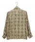 Burberry's (バーバリーズ) シルクチェックシャツ カーキ サイズ:S：7000円