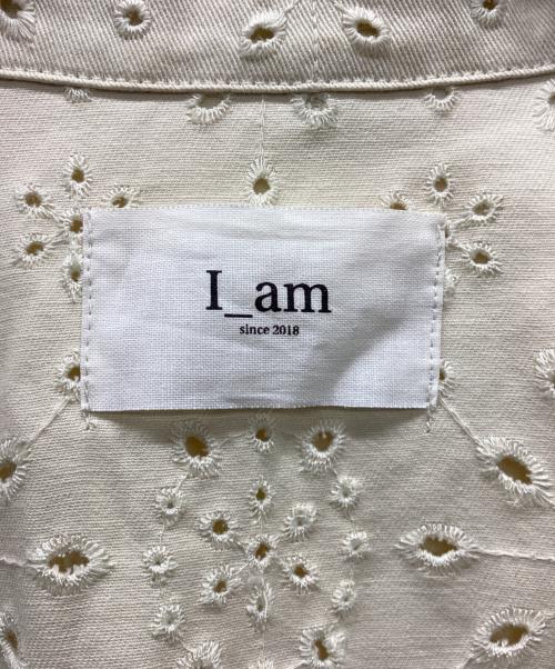I AM（アイアム）I AM (アイアム) cutwork lace coat アイボリー サイズ:freeの古着・服飾アイテム