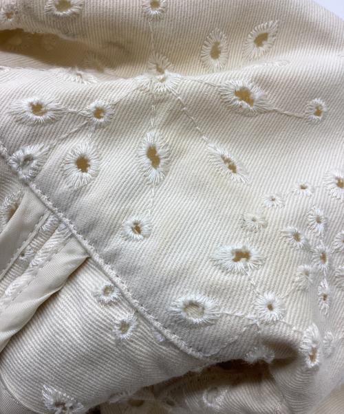 I AM（アイアム）I AM (アイアム) cutwork lace coat アイボリー サイズ:freeの古着・服飾アイテム