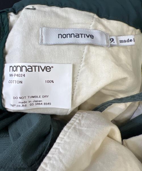 nonnative（ノンネイティブ）nonnative (ノンネイティブ) DWELLER EASY PANTS COTTON CORD グリーン サイズ:2の古着・服飾アイテム